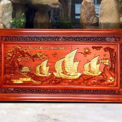 Tranh gỗ thuận buồm xuôi gió 155cm x 79cm